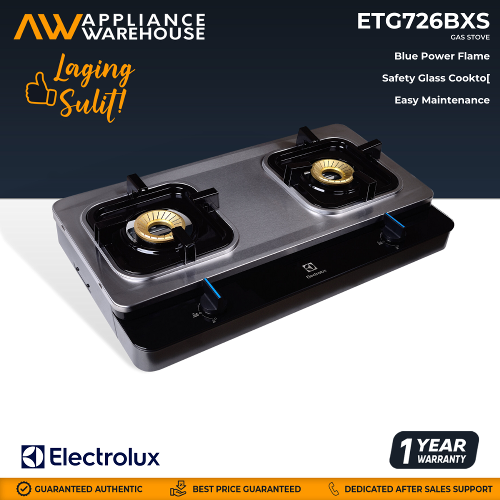 Electrolux ETG726BXS 2 Burner Stainless Steel Tabletop Gas Stove [Appliance Warehouse] Lazada PH