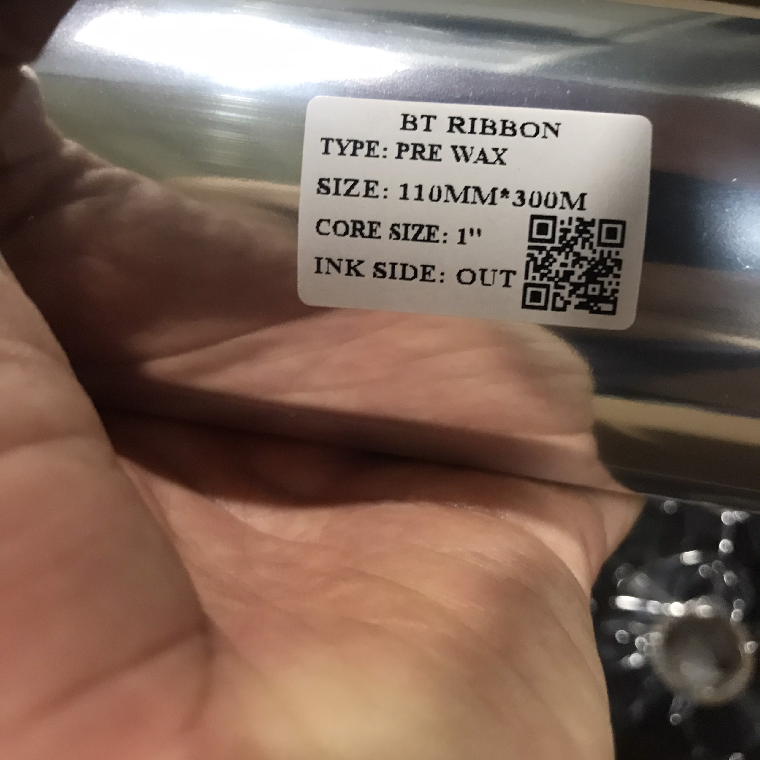 Mực in mã vạch tem nhãn decal PREMIUM WAX ( PHÙ HỢP CHỮ NHỎ, NÉT MÃNH, BÁM DÍNH CAO)