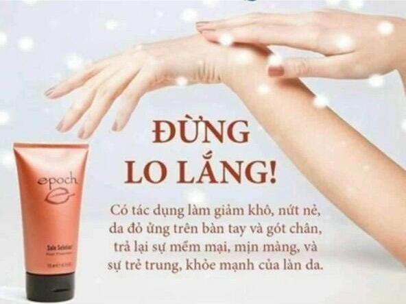 kem tri nứt gót chân Nuskin Epoch Solution treatment nứt gót chân