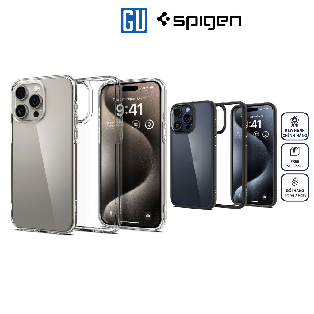 Spigen Ultra Hybrid Crystal For iPhone 15 Pro/ 15 Pro Max