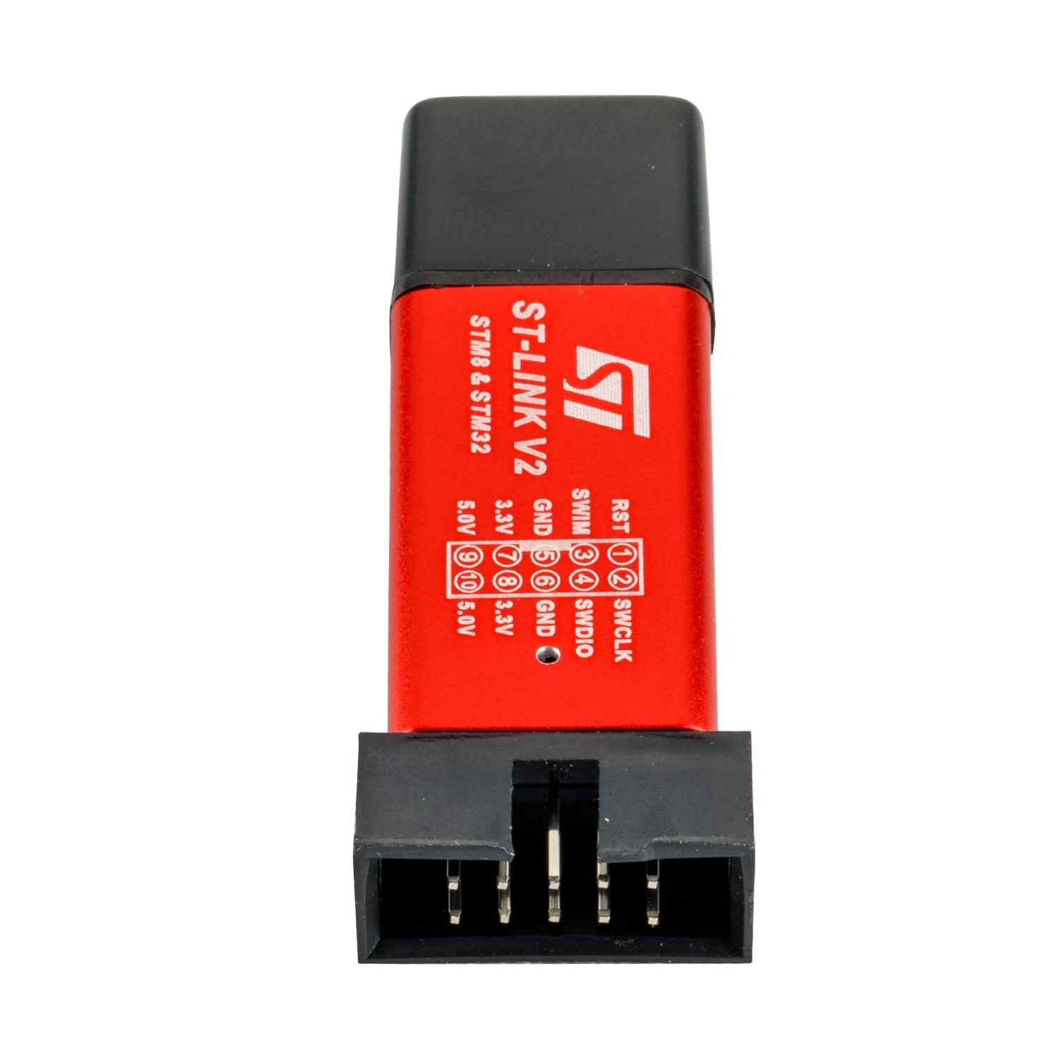 【NEW】 St Link Stlink St-Link V2 Mini Stm8 Stm32 Download Programmer Programming With Cover Dupont Cable St Link V2.