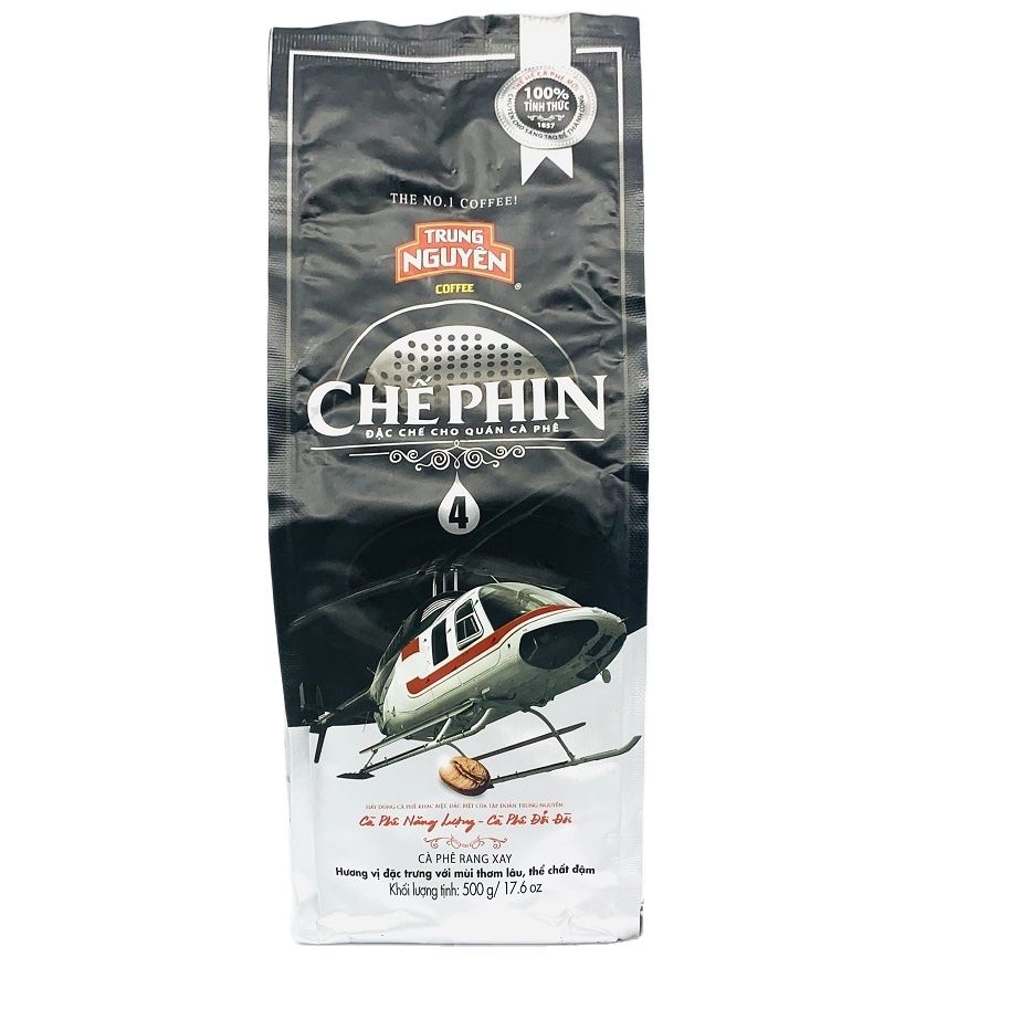 ( 500gam) Cà phê Chế phin Số 4 Trung Nguyên - Túi 500gam Cà phê pha phin