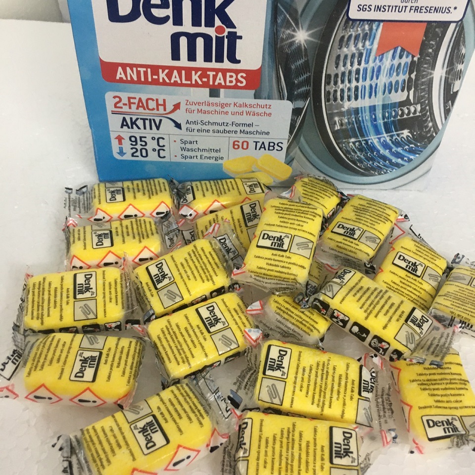 combo 5 viên vệ sinh lồng máy giặt DENKMIT