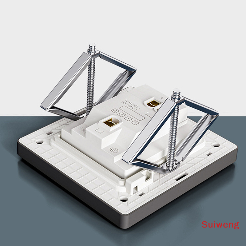 Suiweng 2 cái công tắc sửa chữa nêm ren hộp tối 86/118mm hộp ổ cắm cũ gậy hỗ trợ