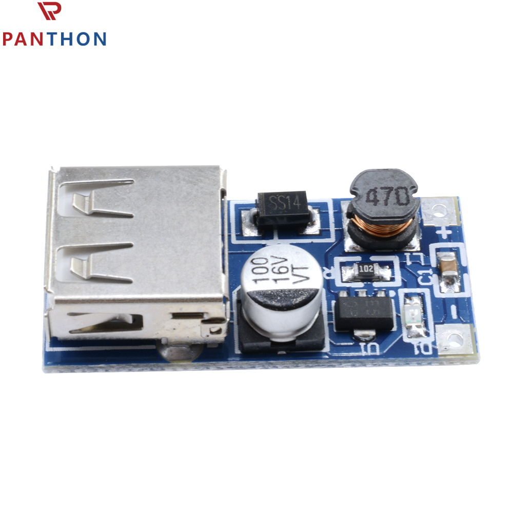 【💕Ready Stock🎉】PANTHON 0.9-5v Boost Blue Board DC 0.9-5V to 5V Booster USB Mobile Boost Power PCB Module