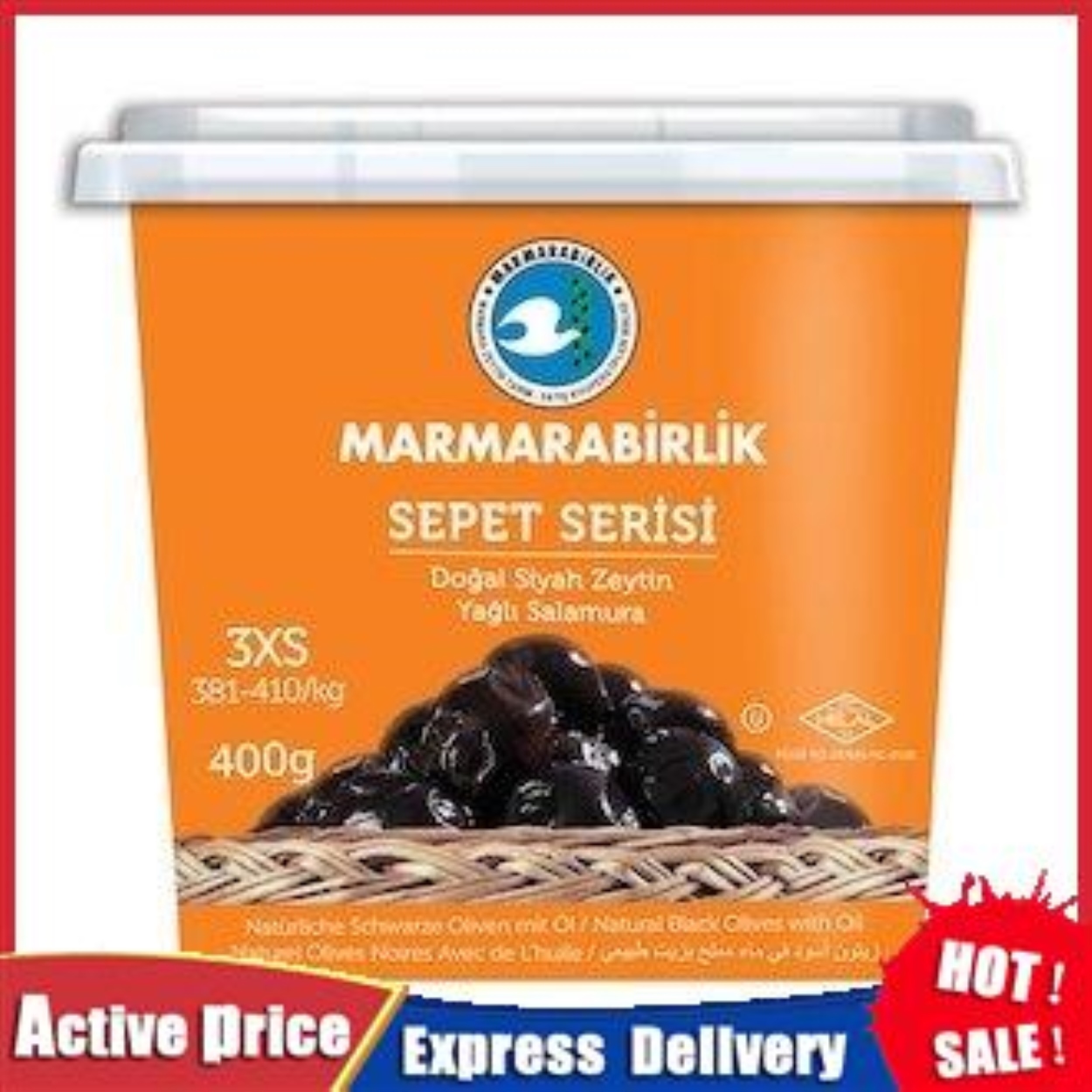 Marmarabirlik Black Olives Salamura Basket Series (3XS) 400g | Lazada PH