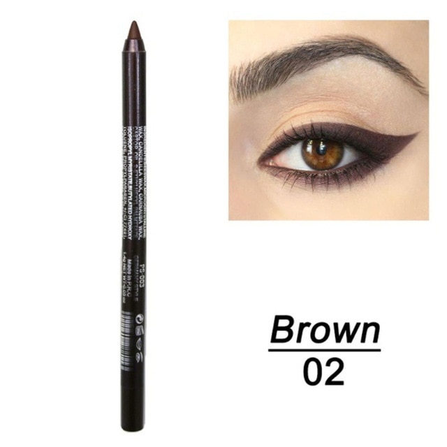 14 Colors Long-lasting Eye Liner Pencil Waterproof Pigment Blue Brown Black Eyeiner Pen Women Fashion Color Eye Makeup Cosmetic