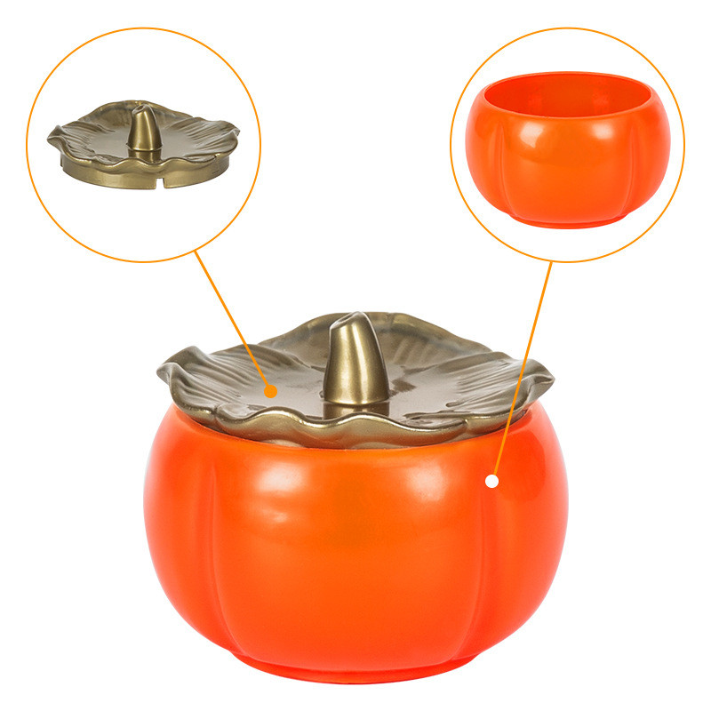 Plastic Jar Persimmon Shape Storage Jar Household Small Jar Savings Jar Tea Container Tea Storage