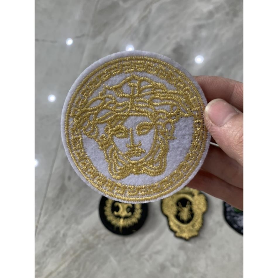 Miếng Sticker Thêu Ủi Logo Thương Hiệu Nổi Tiếng
