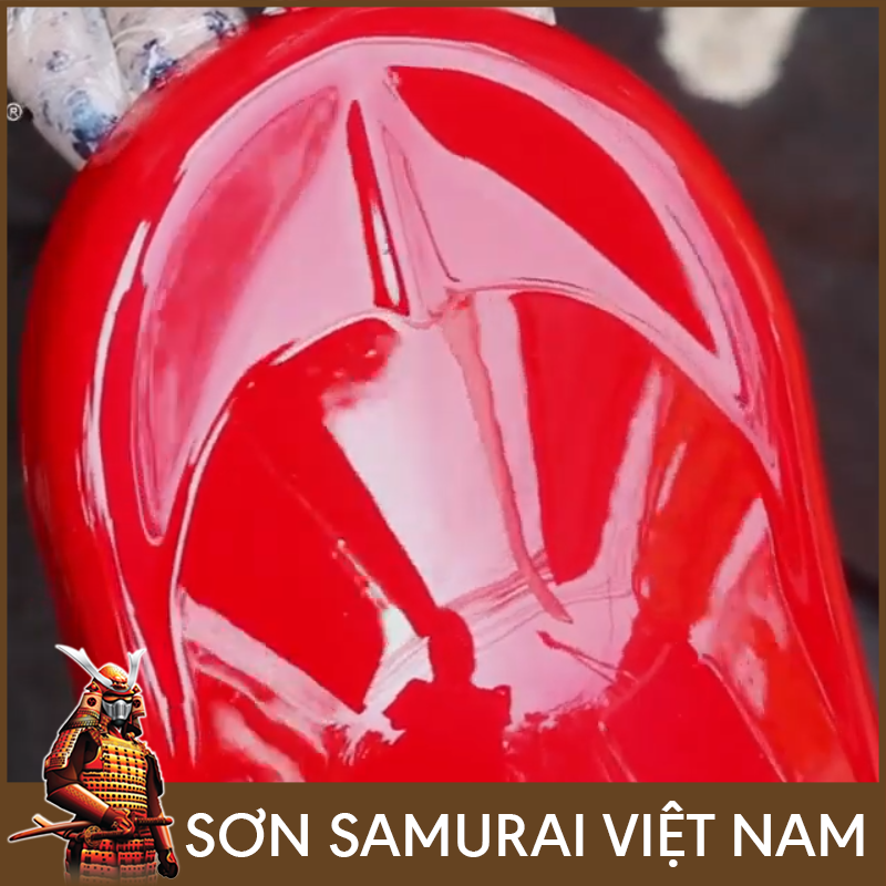 Chai sơn samurai màu đỏ Y279 - Sơn xịt samurai màu đỏ