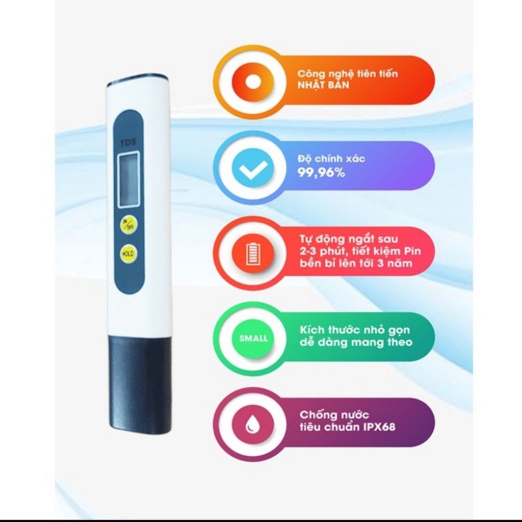 Bút thử nước TDS kiểm tra chất lượng nước