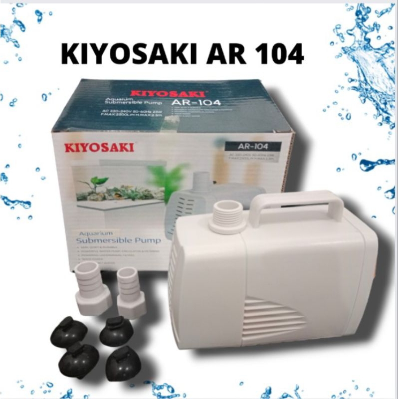Pompa kolam Submersible Pump KIYOSAKI AR 104