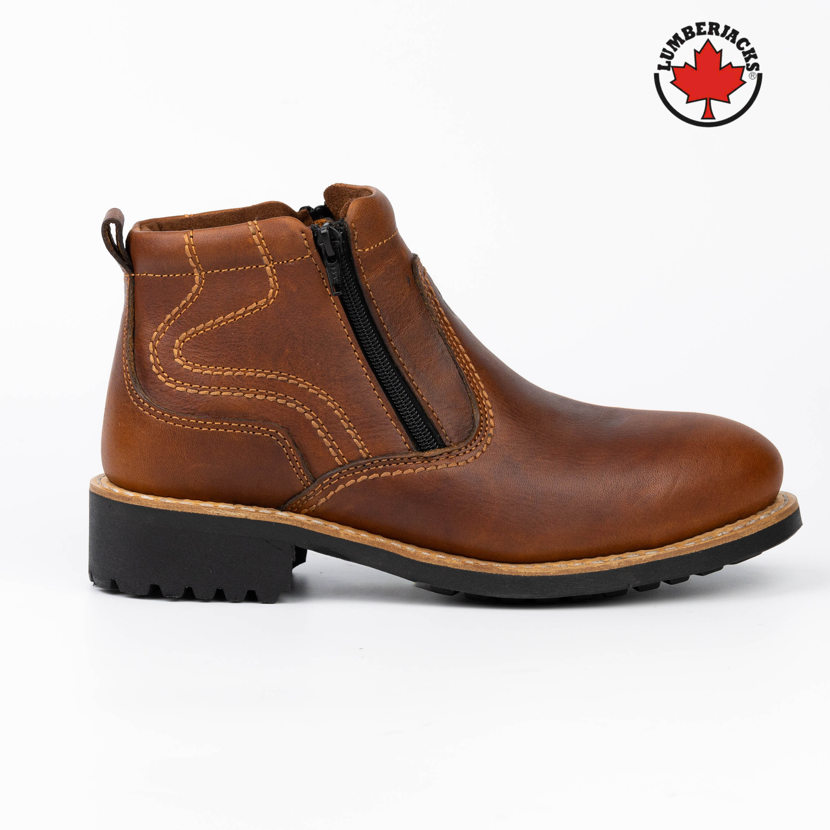 Ankle Boots Bata Goodyear Welted Shoes Lumberjacks Dual Zip Steel