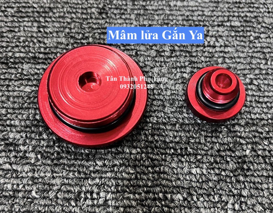 Ốc Mâm lửa, ốc nhớt, nút carte Takegawa - Màu đỏ( giá từng món)