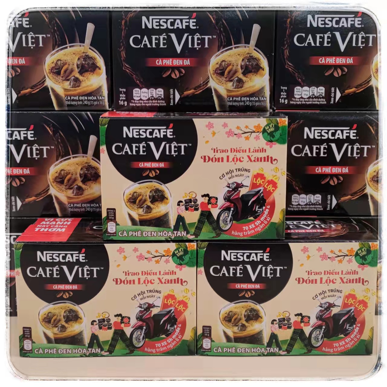 Nescafe Cafe Viet Den Da Vietnam Instant Black Coffee 240g (15pack x