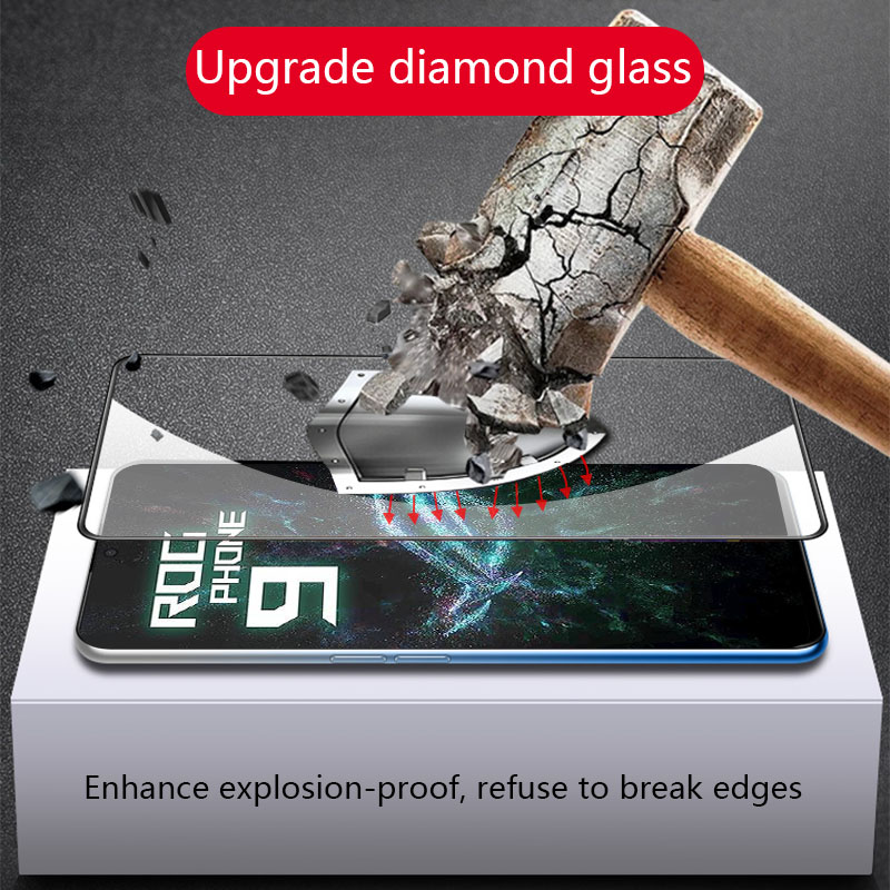 【Ready Stock】Sroof Tempered Glass Film For Asus ROG Phone 9 Pro High-Definition Full Screen Protector Anti-Scratch.