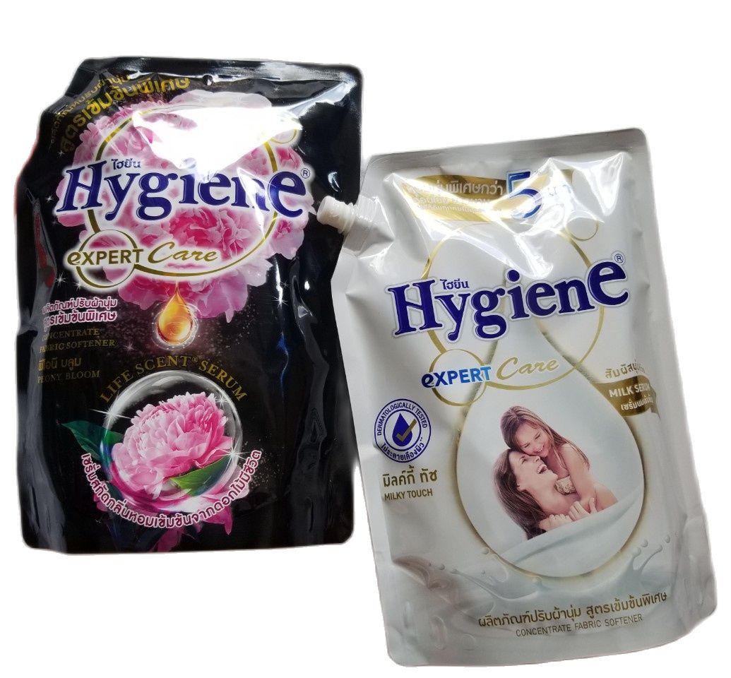 [HCM] COMBO 2 BỊCH NƯỚC XẢ VẢI ĐẬM ĐẶC HYGIENE THÁI LAN TRẮNG - ĐEN