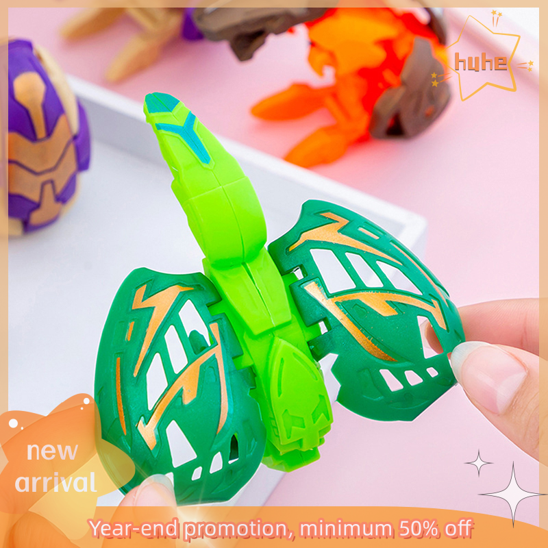 huhe 1Pc Dinosaur Eggs Transforming Toy Simulation Deformation Dinosaur Transform Twisting Children Educational Toys Kids Gift