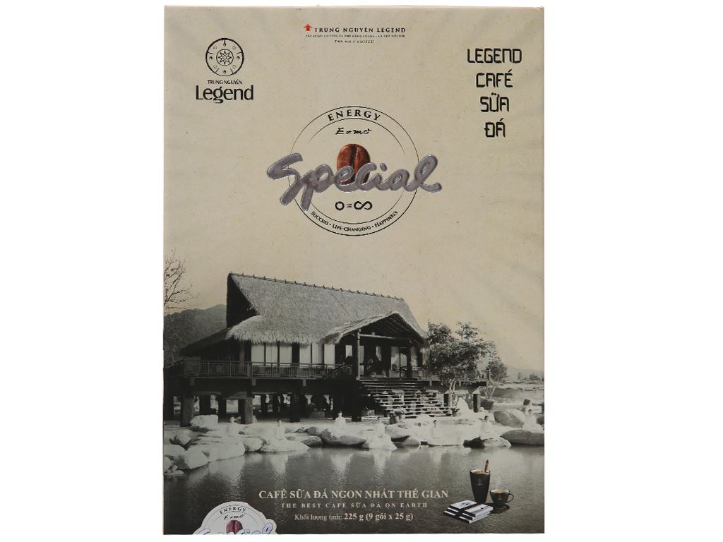 CÀ PHÊ TRUNG NGUYÊN LEGEND SỮA ĐÁ HỘP 9 GÓI x 25GR   -32500