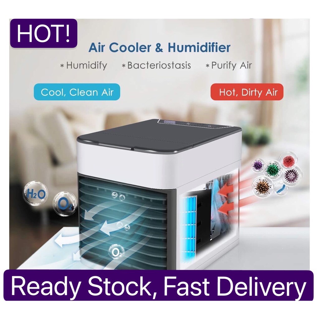 Portable 4 in 1 Air Cooler USB Mini personal space Air Conditioner