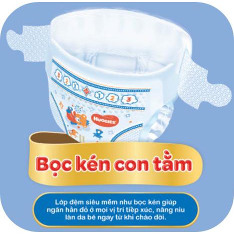 Combo 2 gói Tã dán Huggies size M76+3/L68 / size XL62 (Mẫu mới Skin Care)