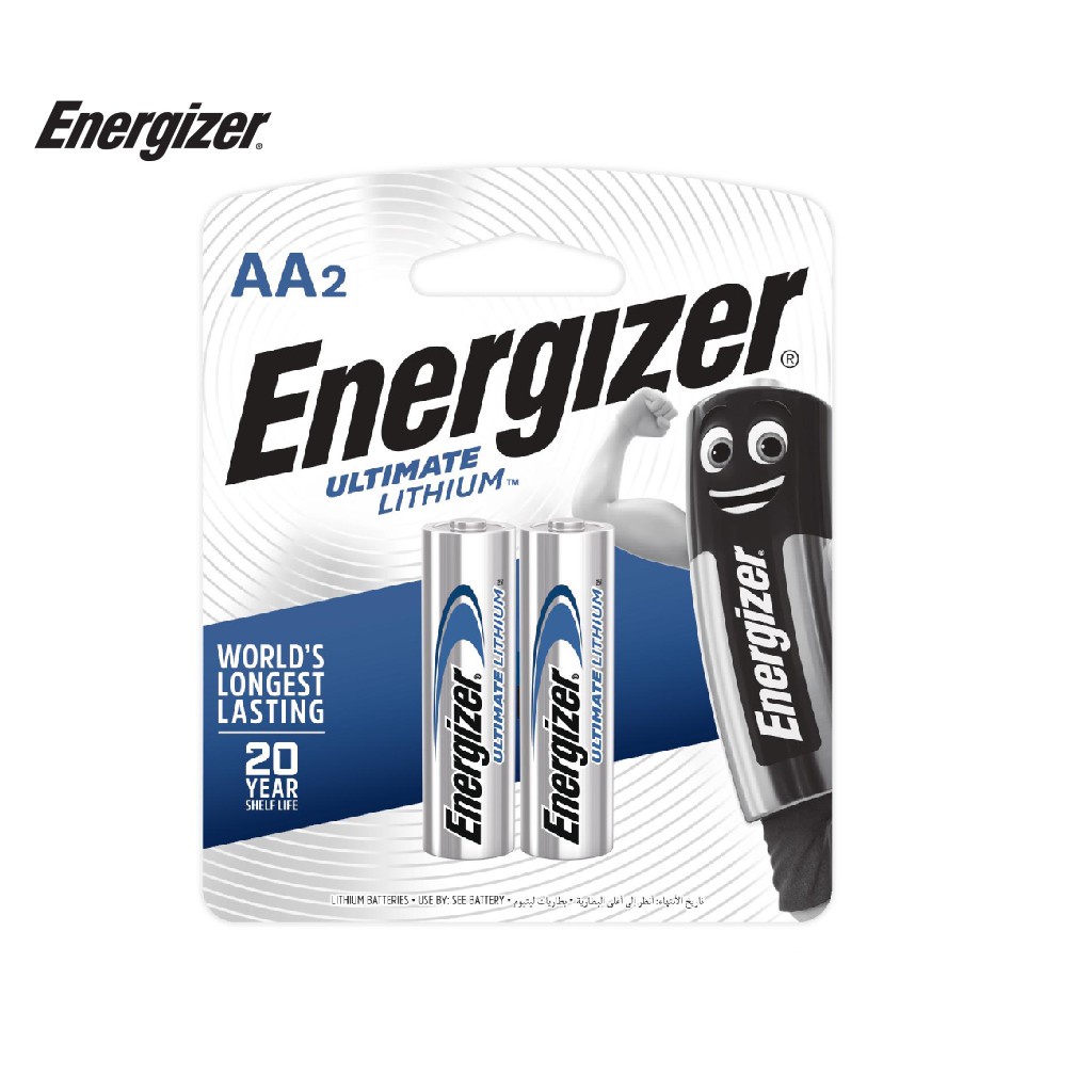 Pin AA Energizer Lithium L91 BP2 - Vỉ 2 Viên