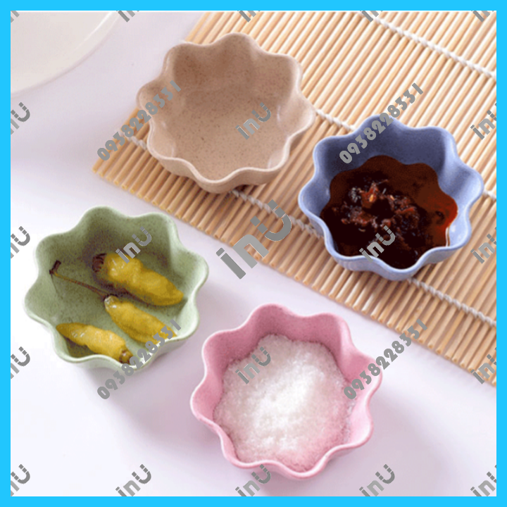 HCM - Combo 4 chén chấm nhựa lúa mì