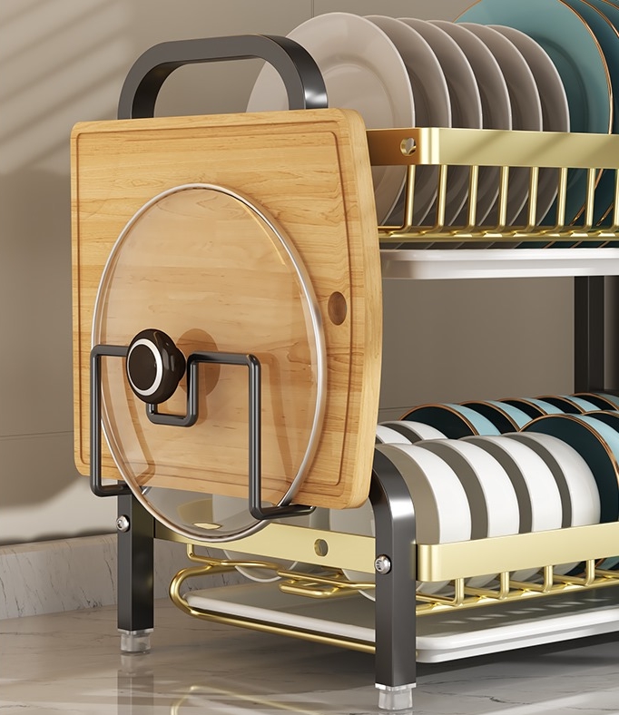 Proclean%202%20Tier%20Stainless%20Steel%20Dish%20Drying%20Board%20Set_%20KR-2081.%20Utensil%20Holder,%20Chopping%20Board%20Holder,%20Dish%20Drainer%20for%20Kitchen%20Counter%20Space%20Saving%20-%20Image%203