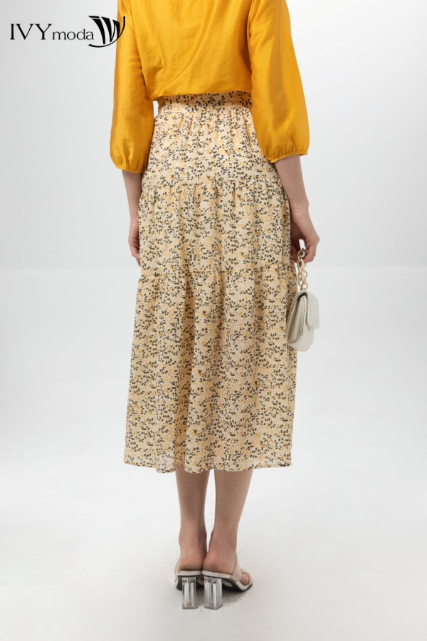 Chân váy xòe 3 tầng IVY moda MS 31M6641