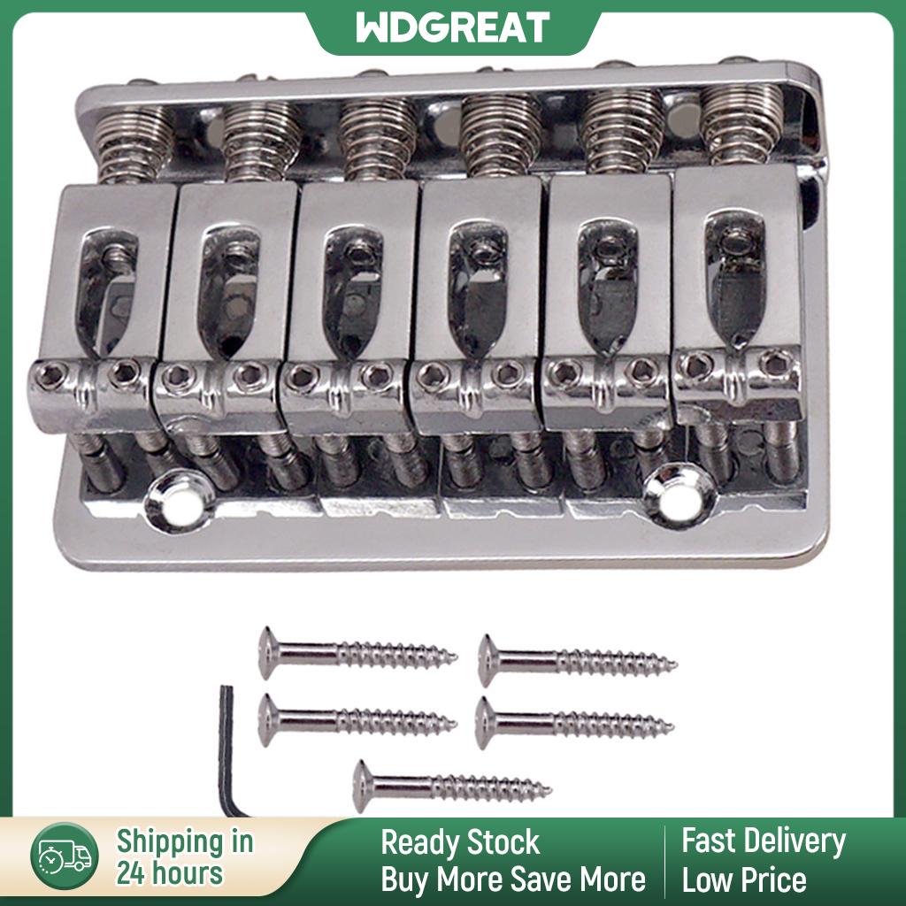 WDGREAT Tremolo Guitar Bridge 6 Strings Guitar Parts Tremolo System