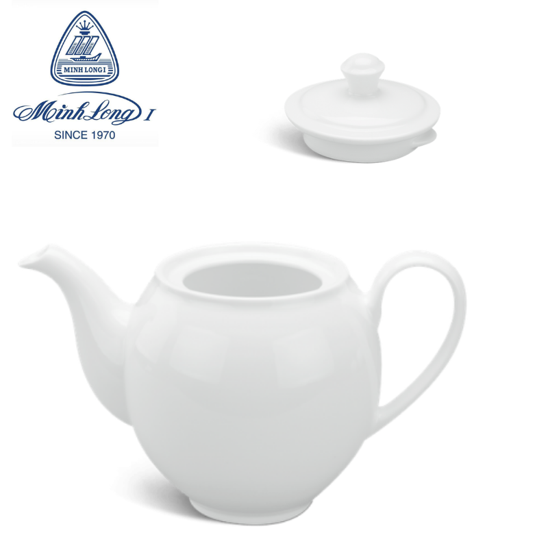 Bình trà gốm sứ minh long Bình 1.1 L