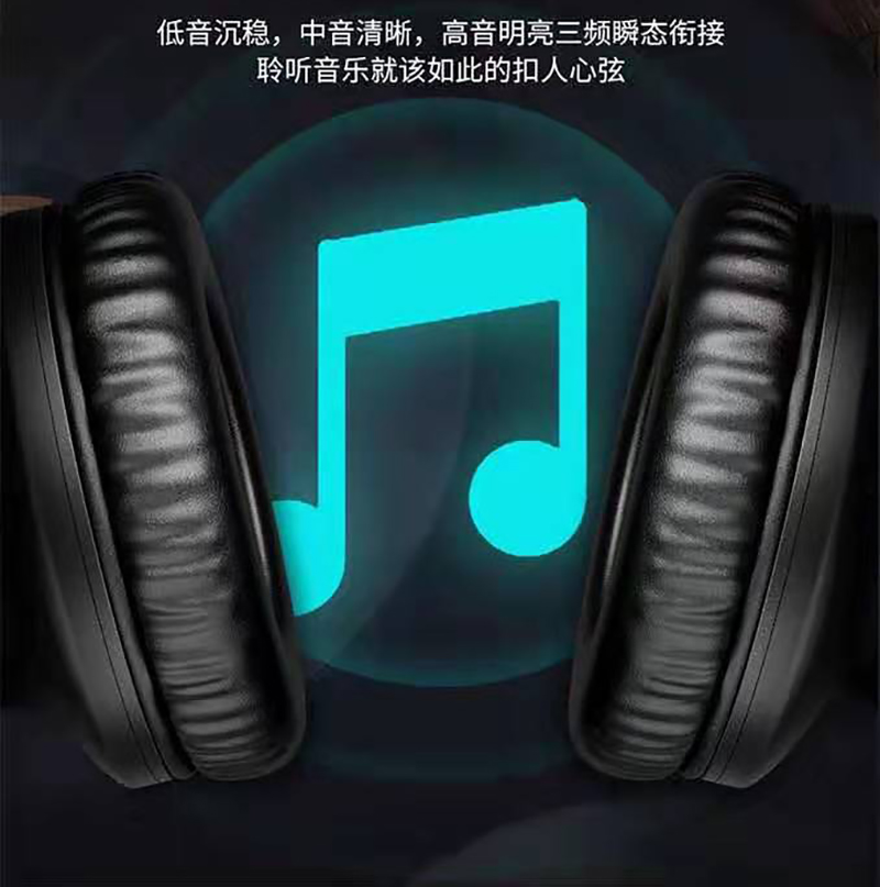 F10 ear muff with good mic (black-foldable)