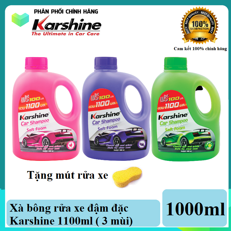 Xà bông rửa xe đậm đặc Karshine 1100ml