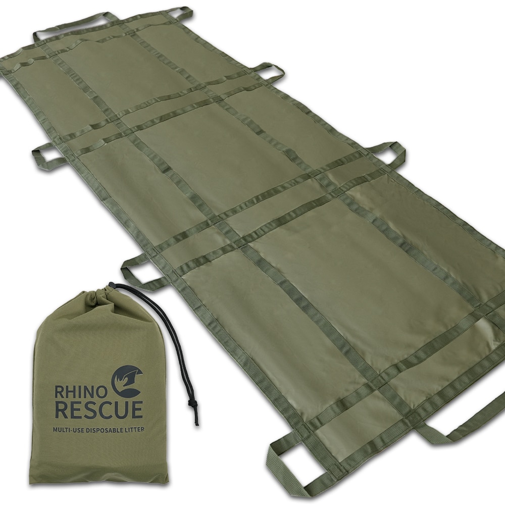 RHINO RESCUE Multi-Use Disposable Litter,Simple Portable Stretcher
