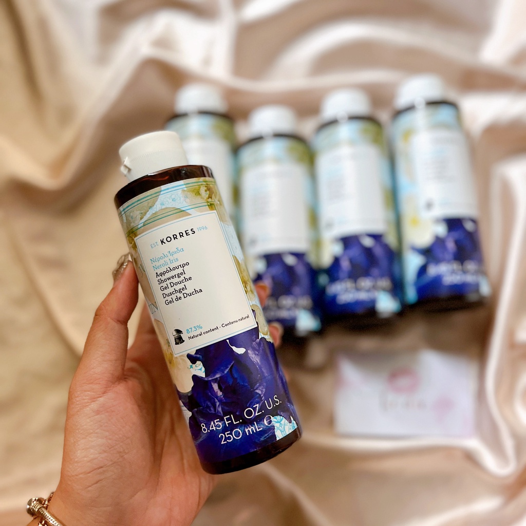 Sữa tắm Korres 250ml mùi Neroli Iris (hoa cam, hoa diên vĩ)