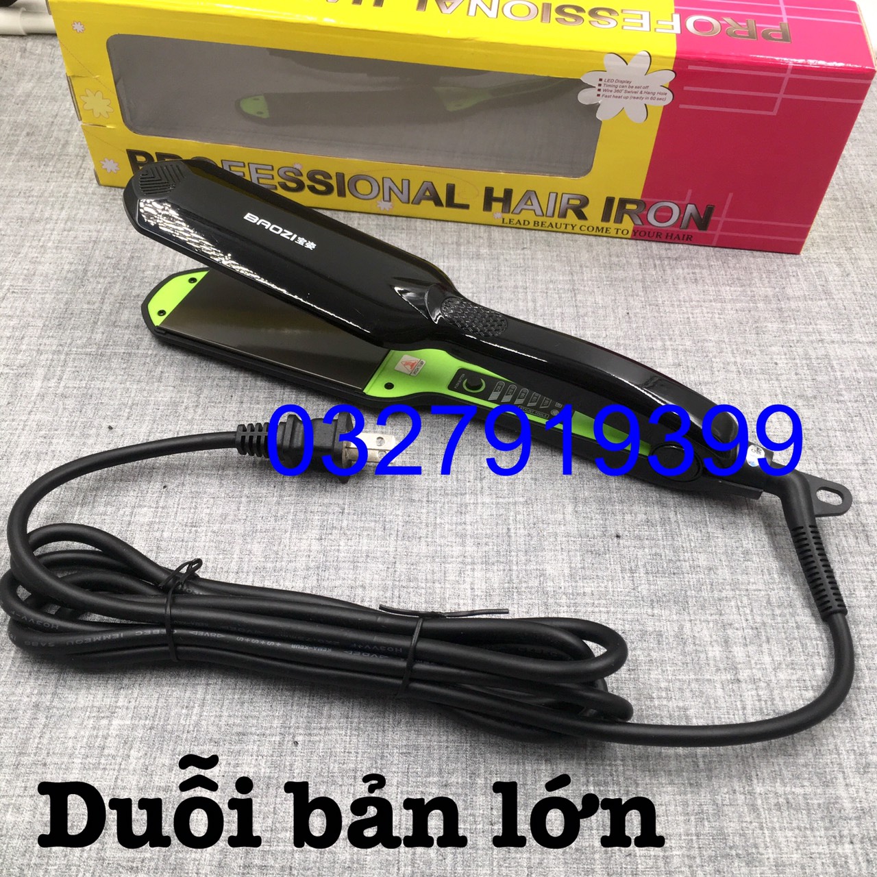 ✅tặng kẹp✅ Máy duỗi tóc cao cấp HQ bản lớn 4,5cm