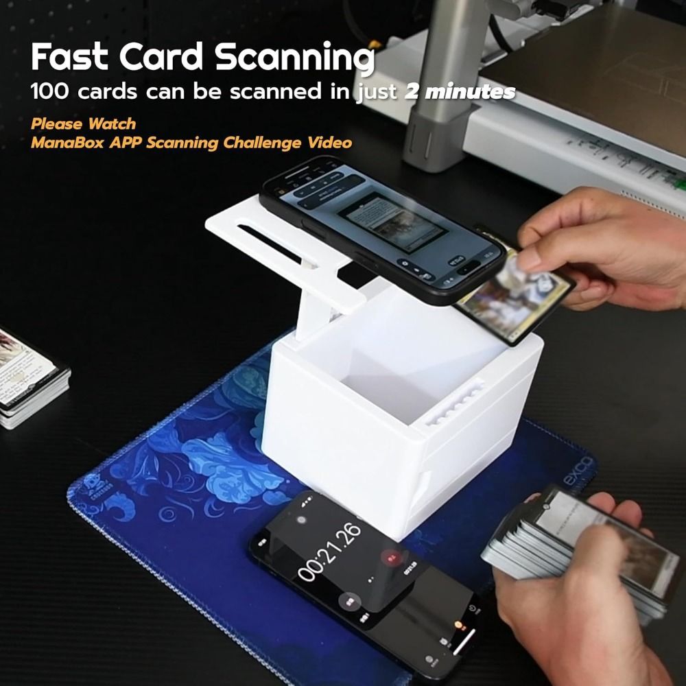 Portable Quickly Scan Card Scanstand 3D Printing Adjustable TCG Card ...