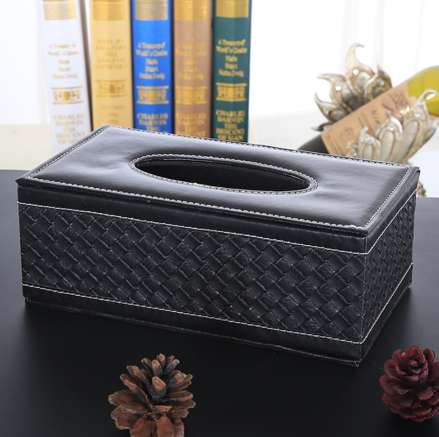 Hộp đựng giấy ăn bọc da cao cấp,Hộp đựng giấy ăn phòng khách, phòng bếp, Spa, văn phòng sang trọng