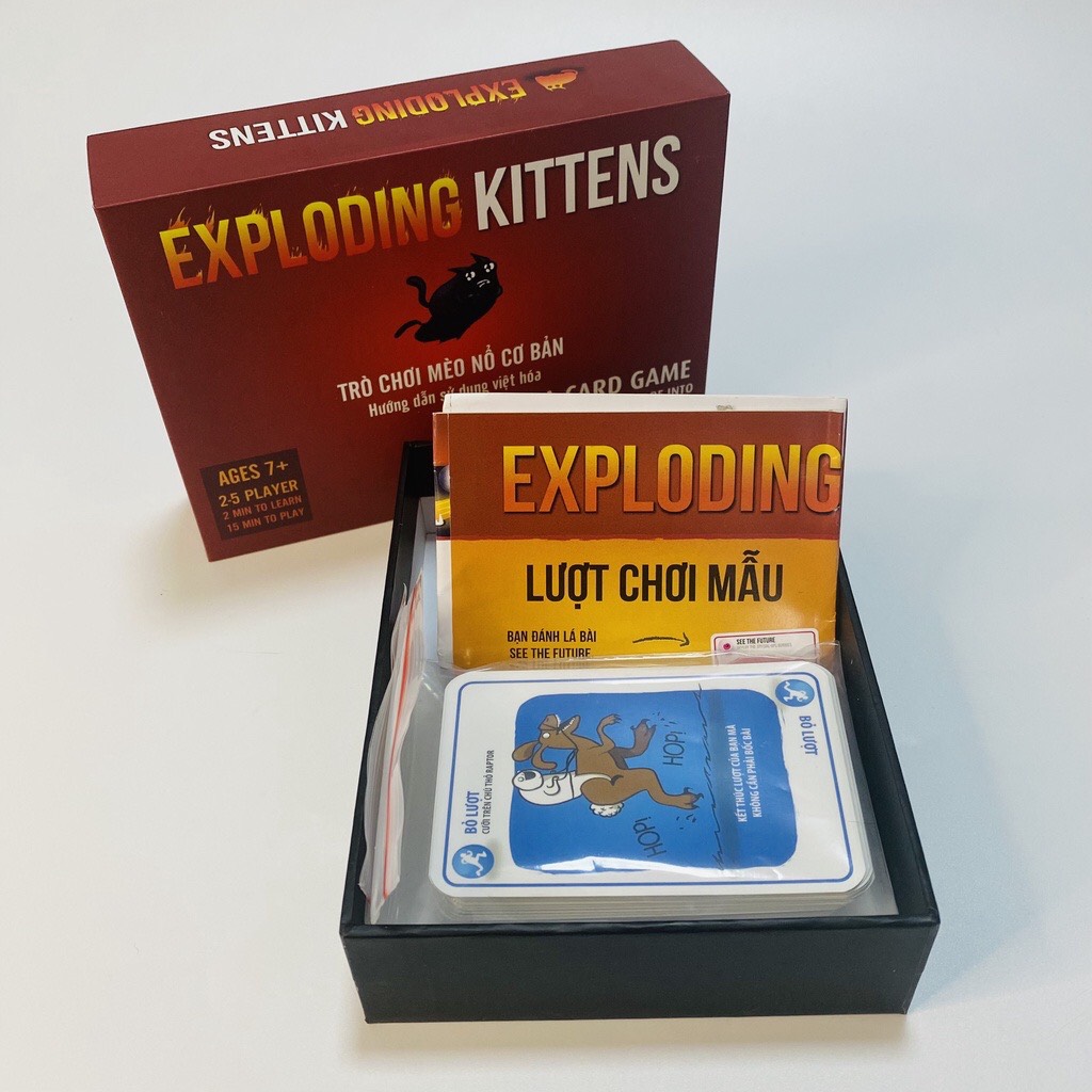 Mèo Nổ hộp cứng TOP BOARDGAME - Exploding Kittens BoardGame