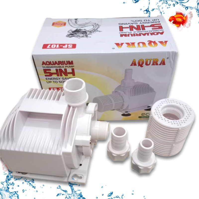 Pompa Kolam Hidroponik AQURA 5IN1 SP 107