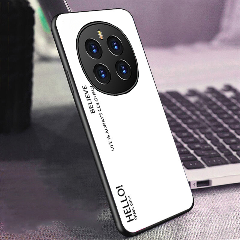 Phone case Honor Magic 7 Pro Gradient Mirror Tempered Glass Protector Hard Back Cover Honor Magic 7Pro Case. 