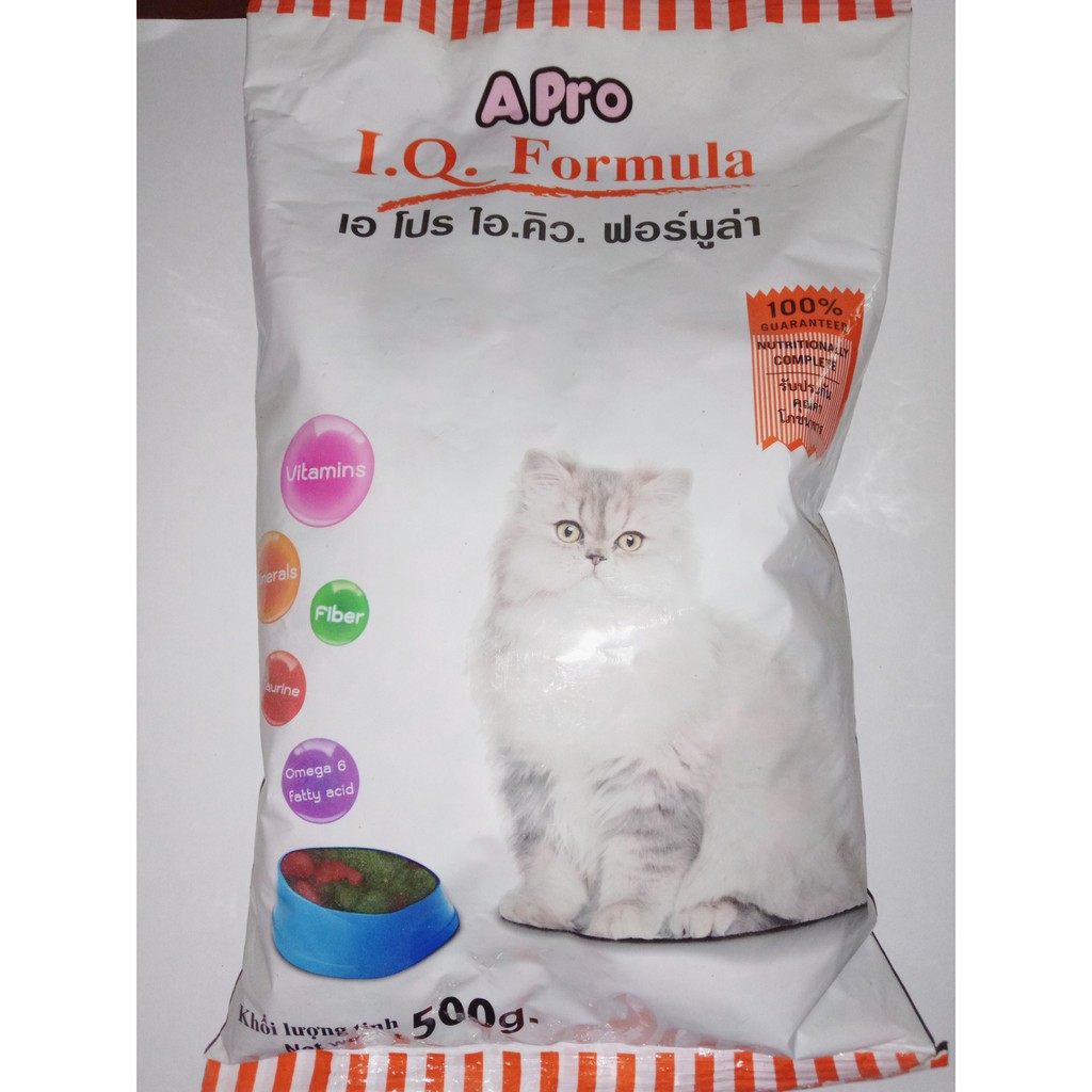 500g Apro IQ Formula cho mèo - thức ăn hạt cho mèo