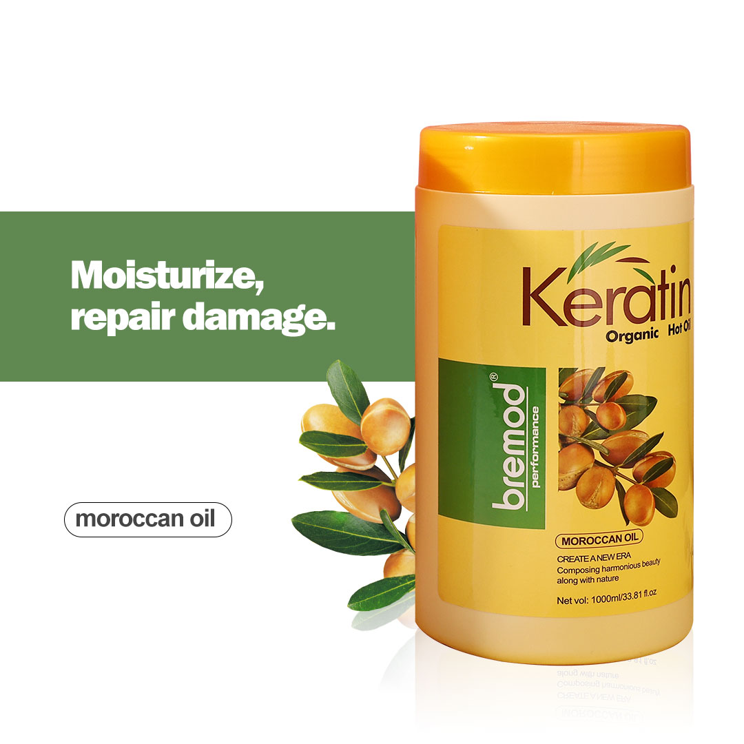 Bremod Performance Moroccan Argan Keratin Organic Hot Oil 1000ml 501450