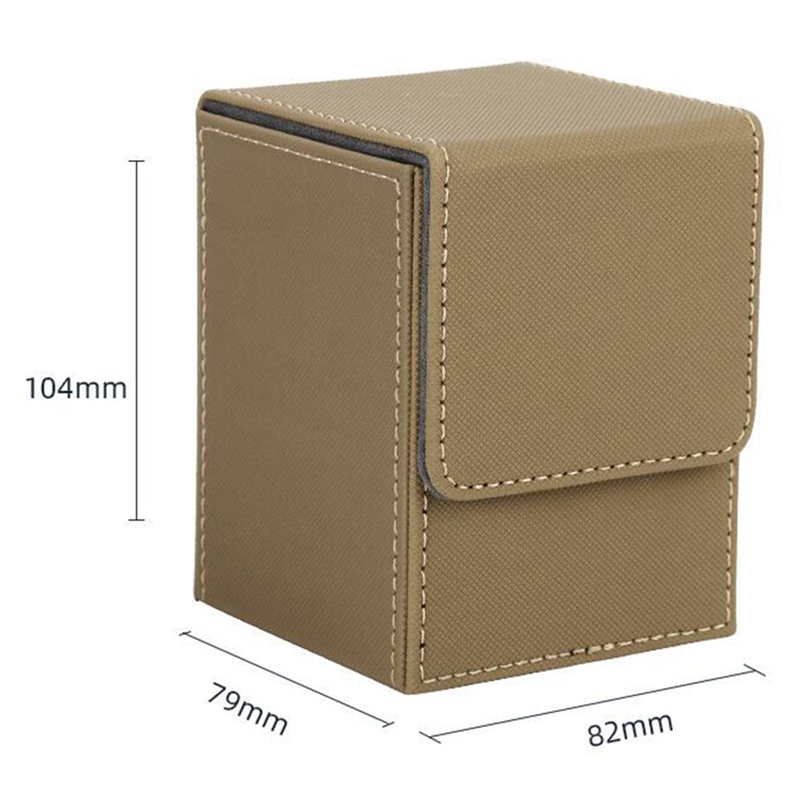 Card Case Deck Box Sleeved Cards Deck Game Box for Yugioh MTG Binders: 100+