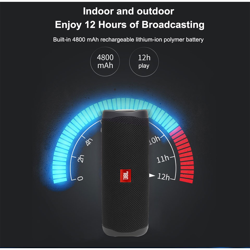 【Inventory ready 】♥ Free shipping+COD ♥JBL Bluetooth Speaker Flip5 Mini Portable Waterproof Wireless BT Speaker Bass Stereo Music Outdoor Travel Party