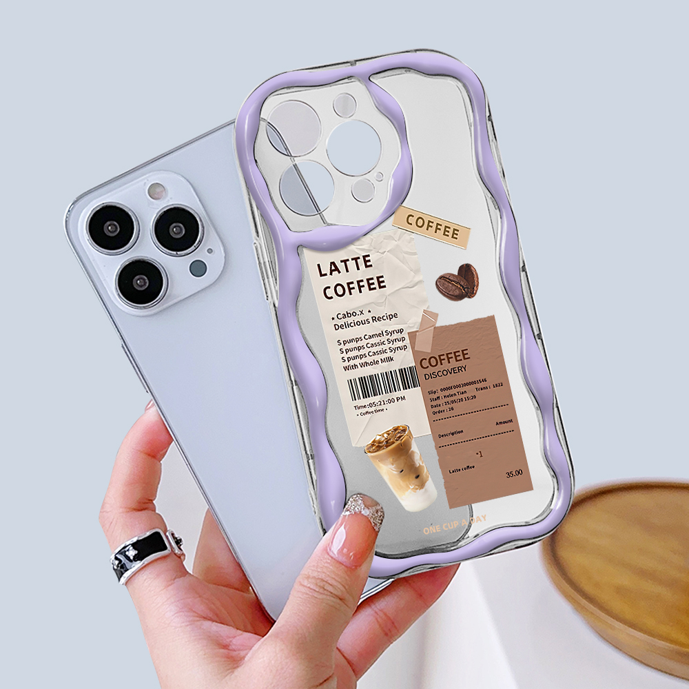 YYDS%20for%20Infinix%20Smart%209%20Hot%2050i%20Back%20Cover%20Coffee%20Label%20Case%20Cream%20Texture%20Wavy%20Edge%20Soft%20Silicone%20Mobile%20Cover%20-%20Image%205