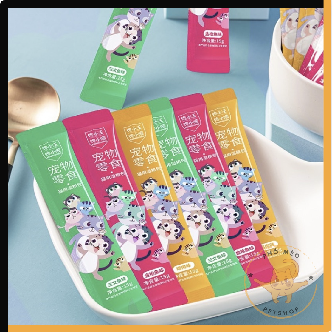 Súp thưởng Ciao Wang dành cho mèo 15g