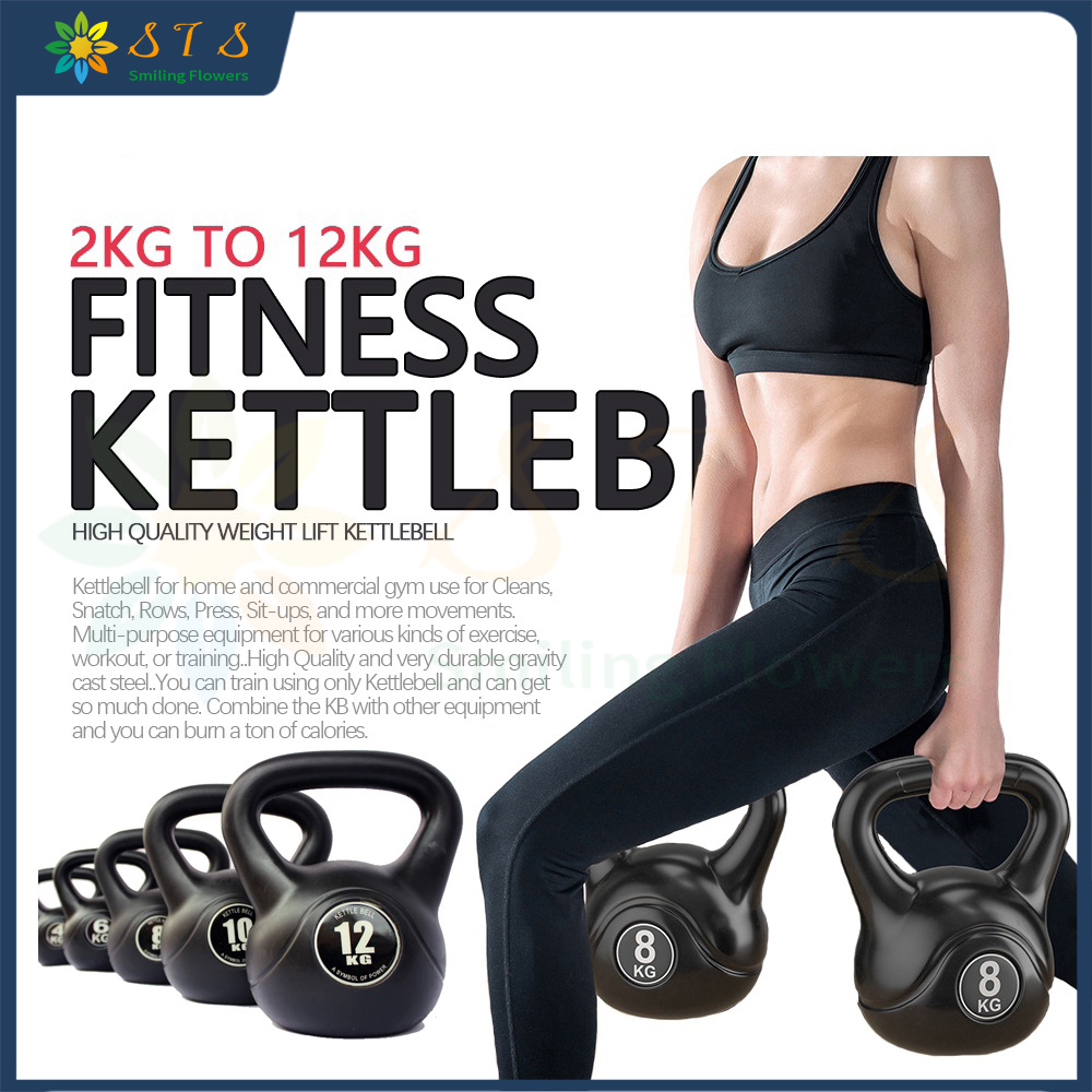 Local Delivery】Kettlebell 4KG/6KG/8KG/10KG Dumbbell Sports High