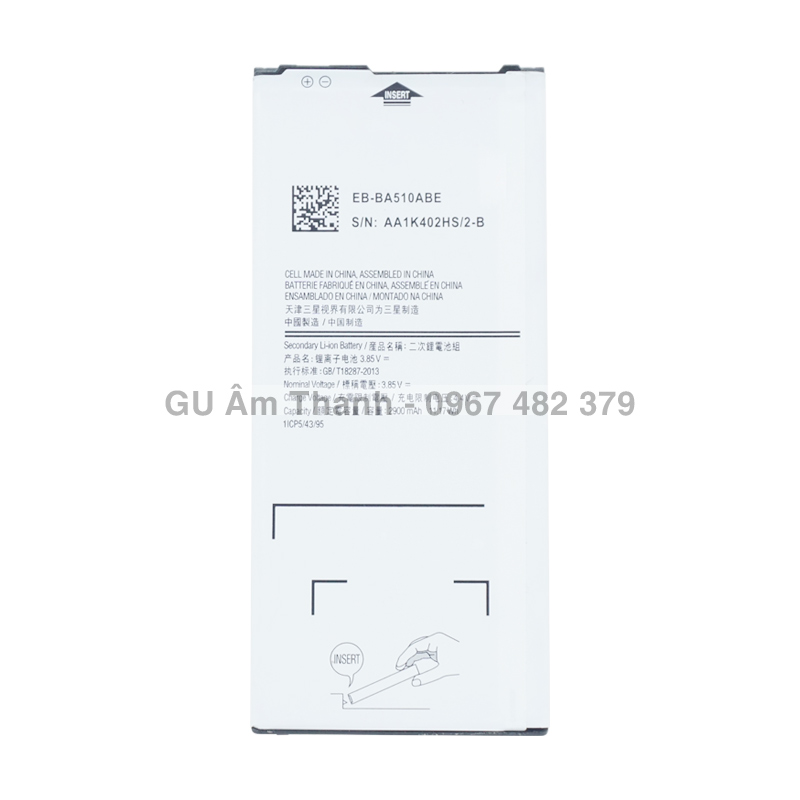 Pin cho samsung galaxy a5 2016 dung lượng 2900mah zin máy