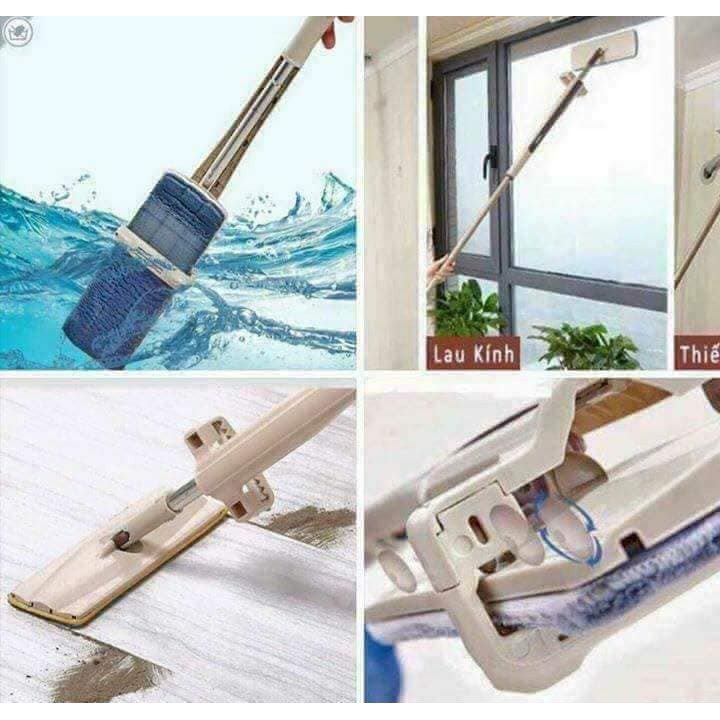 Chổi lau nhà tự vắt thông minh